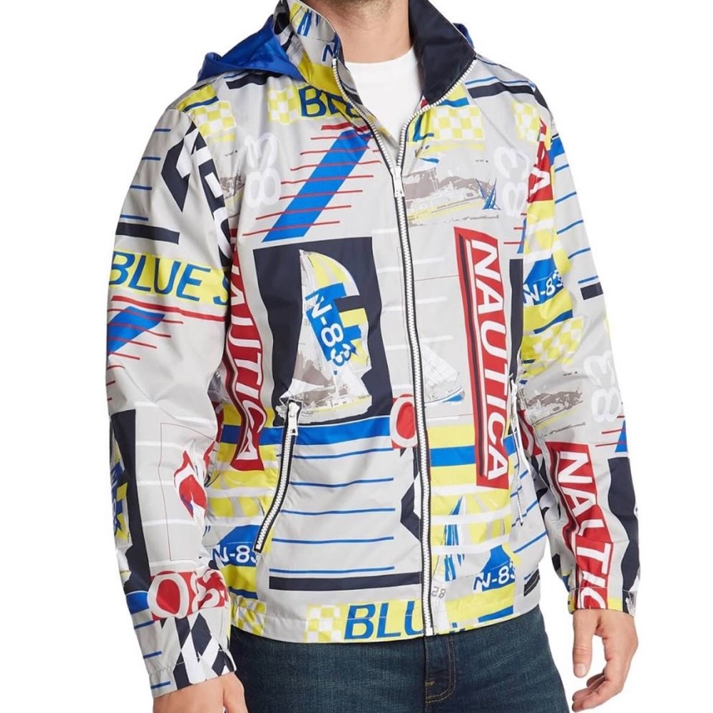 NWT  Nautica Men's Sail Transom J-Class Logo